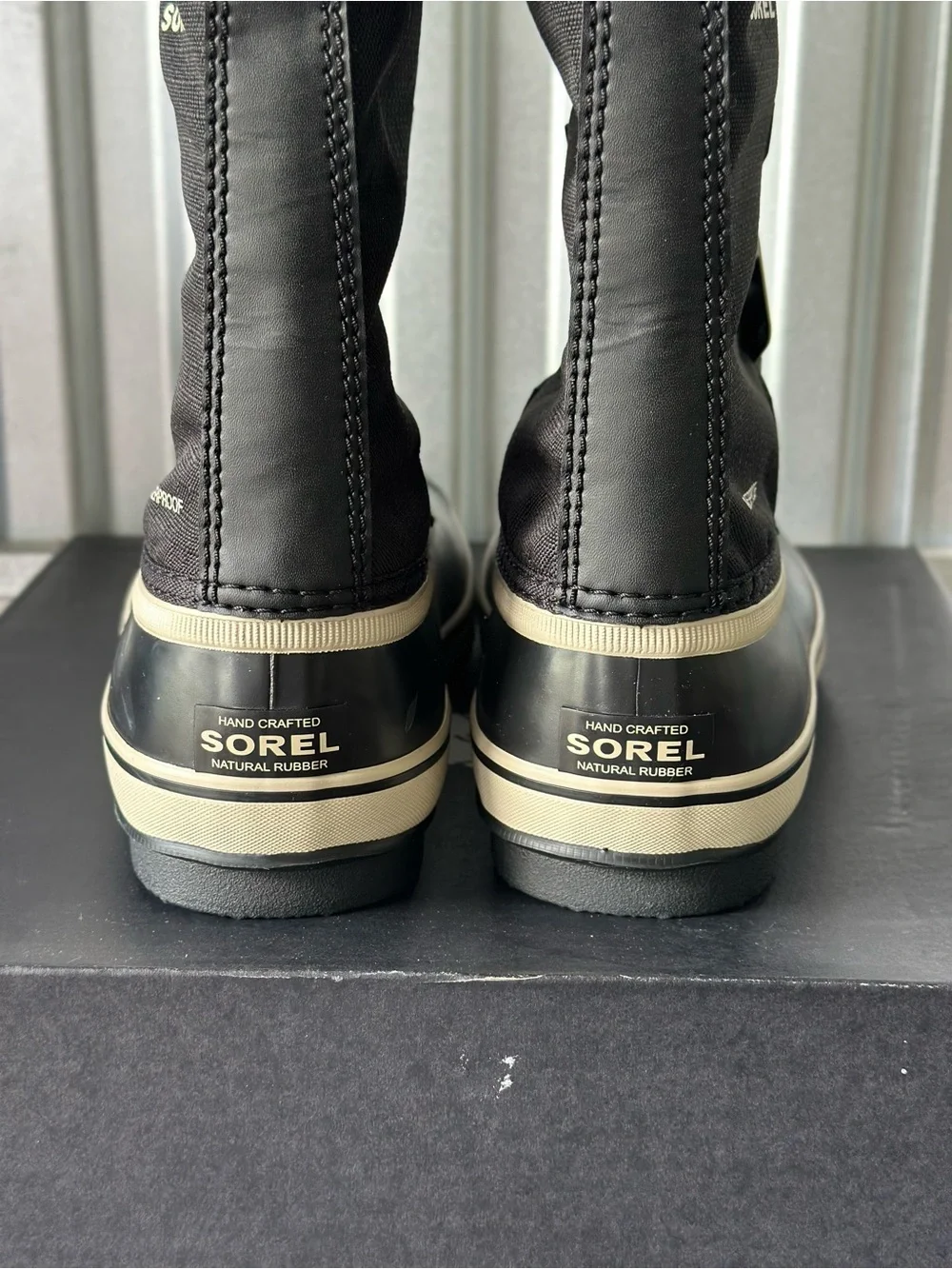 Sorel Black size 10 for Men, Winter Lace-Up Boots, waterproof
